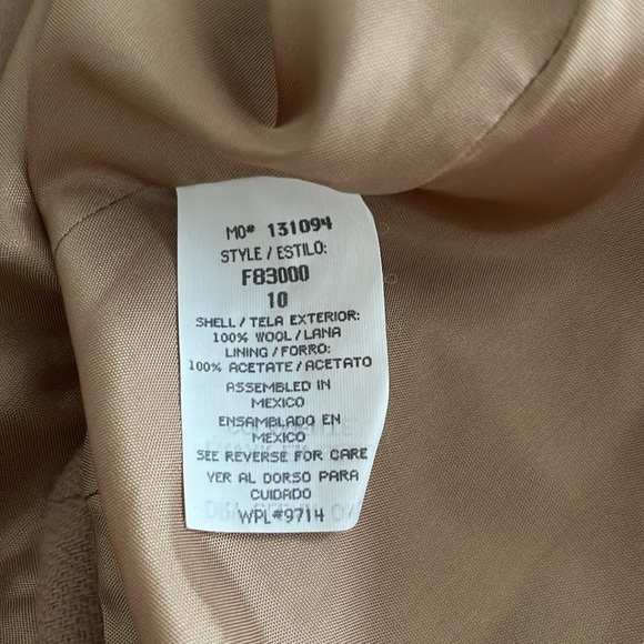 Sag Harbor tan wool blazer - Picture 5 of 7